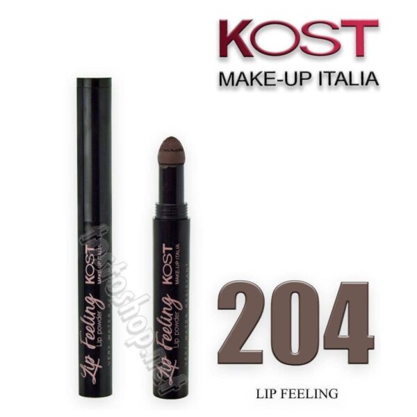 POWER LIPSTICK WATER RESISTANT LIP FEELING KOST 204